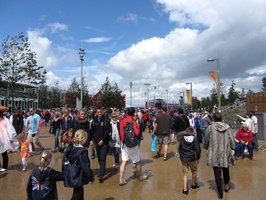 The crowds (after a heavy shower of rain)